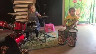Unbelievable Twin Baby Rockstars: The Next White Stripes?!