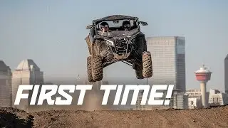 MY FIRST TIME ON A SIDE BY SIDE! (Maverick + crashed Maverick)