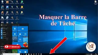 Comment masquer la barre des tâches ?
