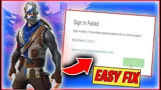 Fortnite Season X : How to Fix the Sign In Failed Error | (ES - OSS - 3 error Fix) Epic launcher