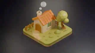 Modeling a simple low-poly House in Blender 5.0