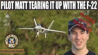 Matt M Flys His Freewing F-22 At Florida Jets 2022 Imperial RC Club of Mulberry Fl