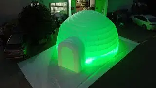Led Inflatable Dome Tent / Panoramic shooting with Drone