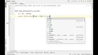 Python Tutorial #4: Trapezoidal Rule of Integration.