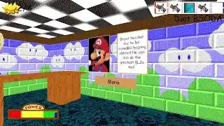 Mario Replaces Baldi (BB+ V0.7 Mod) [Mario Mod]