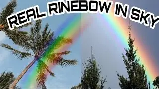 REAL RAINBOW IN SKY