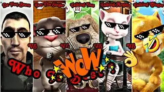DaFuq!?Boom! Vs Tom The Singer Vs Talking Ben Vs Talking Angela Vs Talking Ginger Who Is Best ? 🤔😂