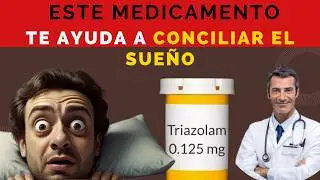 💊 TRIAZOLAM, TU SOLUCIÓN para ELIMINAR el INSOMNIO (DOSIS) 🤷‍♂️para que SIRVE.