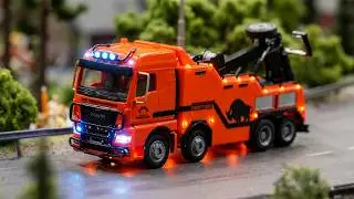 Tow Truck in HO Scale 1:87 Car System