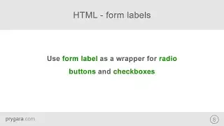 HTML - form label used as a wrapper for checkboxes or radio buttons