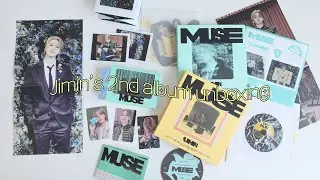 군대가기 전 열일한😭 BTS 지민 솔로앨범 MUSE 언박싱 💐 BTS Jimin's MUSE album unboxing