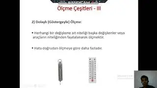Ölçme ve Değerlendirme / Temel Kavramlar 1