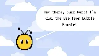 Meet Kiwi the Bee | Indie Game: Bubble Bumble