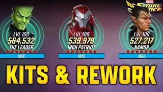 NAMOR REWORK - THE LEADER - IRON PATROIT KITS - CABAL - MARVEL Strike Force - MSF