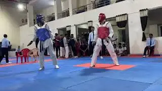 Ashish blue v/s Yashraj open national Taekwondo championships