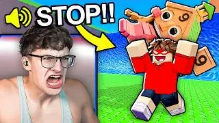 Trolling YouTuber As NOOB With LEADERBOARD BRAINROTS.. (Escape Tsunami For Brainrots)