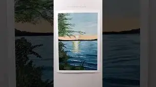 💦Cutest Water Painting using poster colors 🥰☘️#shorts #art #painting #trending
