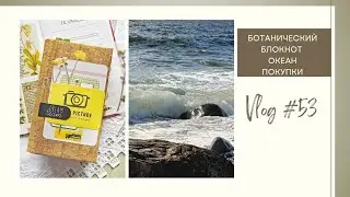 Vlog #53: Scrapbooking. Ocean. Botanical Notebook
