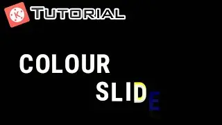 COLOUR SLIDE TUTORIAL. KINEMASTER TUTORIAL|TEXT ANIMATION TUTORIAL|