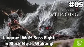 BLACK MYTH WUKONG Gameplay Walkthrough - Lingxuzi Wolf Boss Fight | Wolf Demon Boss Fight
