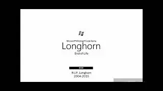 Windows longhorn end of life song