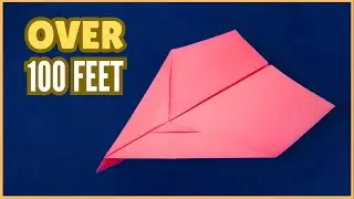 How to Make a Paper Airplane That Flies Over 100 Feet - GLIDER PAPER PLANE THAT FLY STRAIGHT