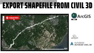 EXPORT SHAPEFILE FROM AUTODESKT CIVIL 3D