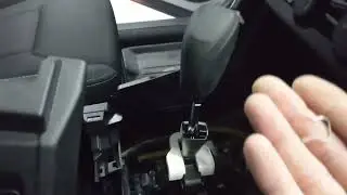 Subaru Forester как снять ручку акпп