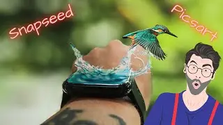 Creative Snapseed & Picsart editing tutorial | Aravind Davay | Snapseed tutorial | Picsart tutorial