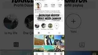 instagramda türkçe müzik bulamıyorum istediğim müzik çıkmıyor yok