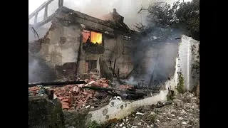 Incendio en el barrio San Roque.