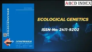 ECOLOGICAL GENETICS ISSN: 2411-9202 | Journal of Agricultural and Biological Sciences | ABCD INDEX