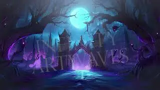 Gothic Magical Forest Animated Background Loop Video - SAMPLE