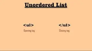 Using Lists & Tables in HTML5 | Chapter 9 | Class 7
