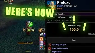 100 Parse Boomkin Prefox Reveals His Secret | WoW TBC Classic