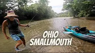 Kayak Fishing in a Muddy Little Miami: Finding Fish