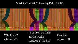[Black MIDI Perfomance] Windows 7 winmm.dll vs ReactOS winmm.dll #2