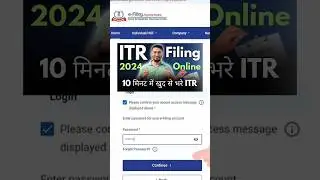 ITR Filing Online 2024-25 #itr1 #itr #incometax #incometaxreturn #incometaxreturnfiling #shorts