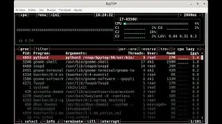 Herramienta de monitoreo para tu Linux BpyTOP