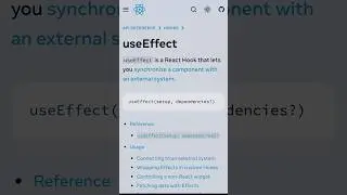 Mastering UseEffect Hook in 1 Minute 