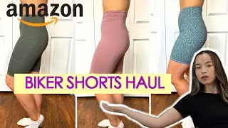 New Favorite??? Amazon Biker Short Try-On Haul