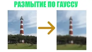 Размытие по Гауссу методом свертки / Как работает размытие изображений