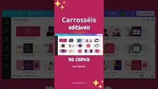 PACK CARROSSEL EDITÁVEL NO CANVA | OTIMIZE SEU TEMPO