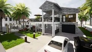 3 Bedroom House - Video Render Twinmotion