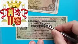 World banknotes - Spain - Pesetas 1937-1938