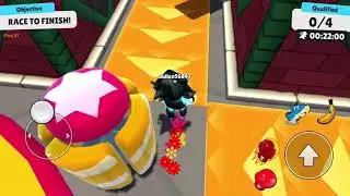 New Tornado Temple Map in Stumble Guys
