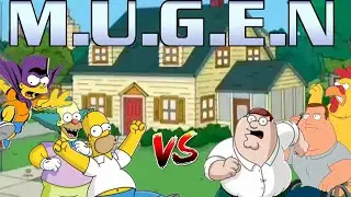 MUGEN Request 115: Homer Simpson, Bartman, Krusty vs Peter Griffin, Joe Swanson, Giant Chicken