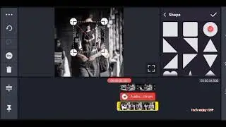 How to make audio spectrum kine master tutorial
