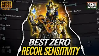2024 NO RECOIL SENSITIVITY | ZERO RECOIL SENSITIVITY CODE | BGMI BEST SENSITIVITY SETTINGS.