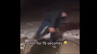 guy slippin